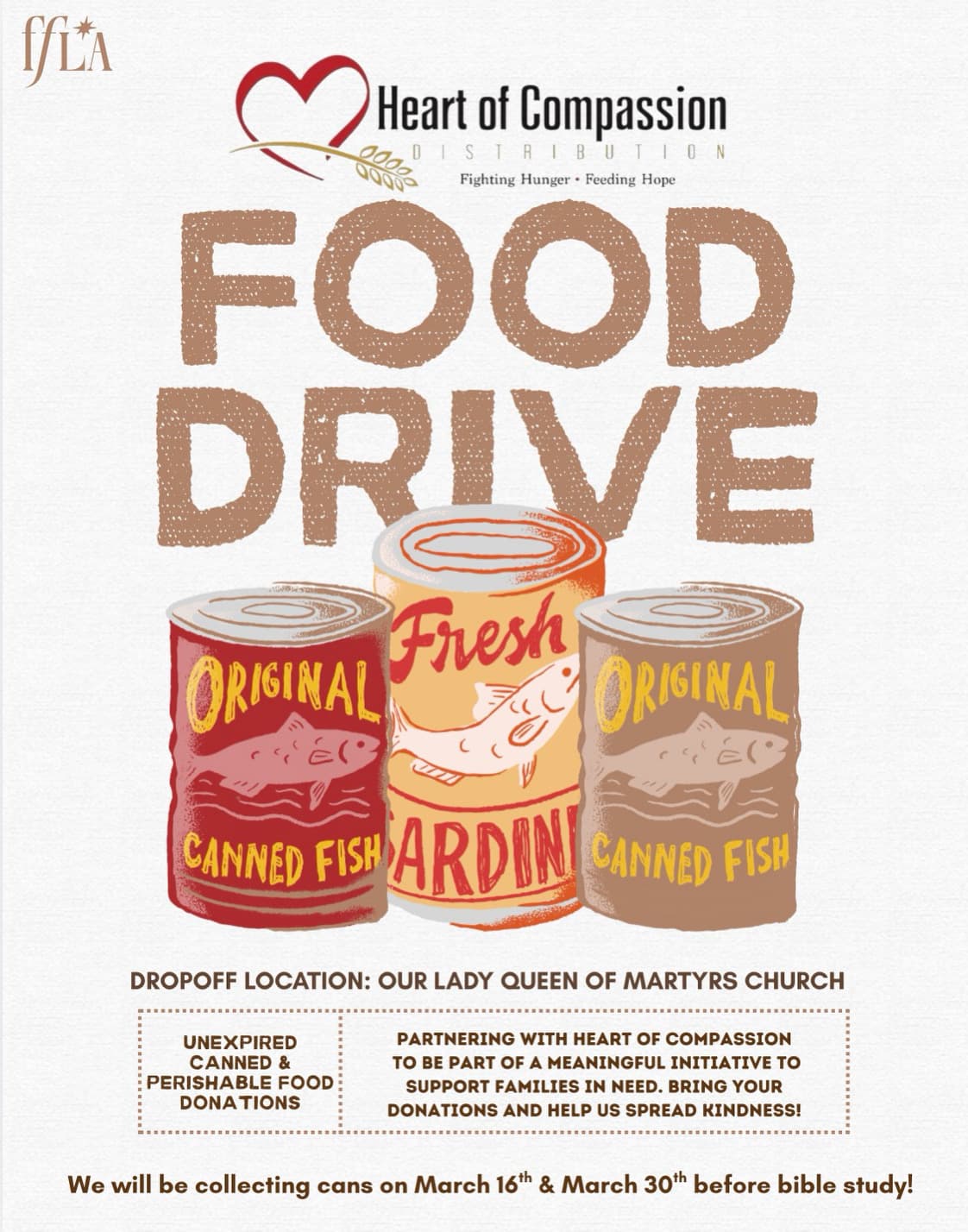 Food drive poster